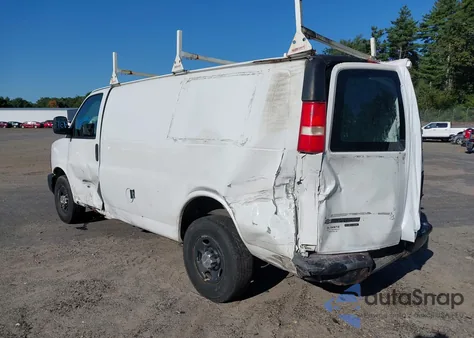 2013 Chevrolet Express 2500 Work Van из США, поврежденный, VIN 1GCWGFCA3D1158572